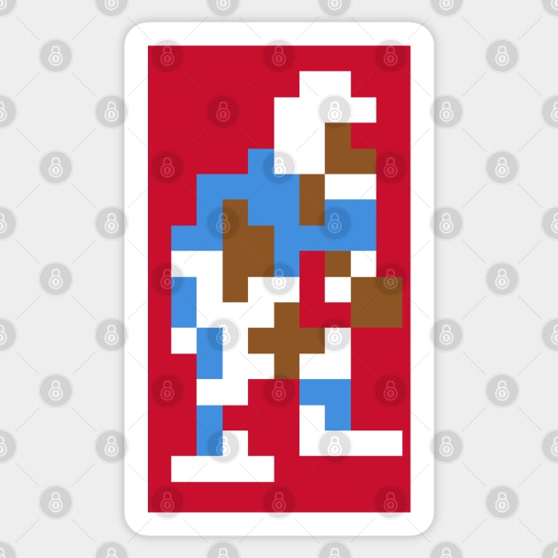 8-Bit Linebacker - Houston Sticker by The Pixel League